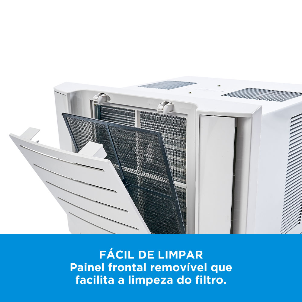 AR CONDICIONADO DE JANELA 7.500 BTUS MECANICO SPRINGER MIDEA FRIO QCK075BB - 220V 5